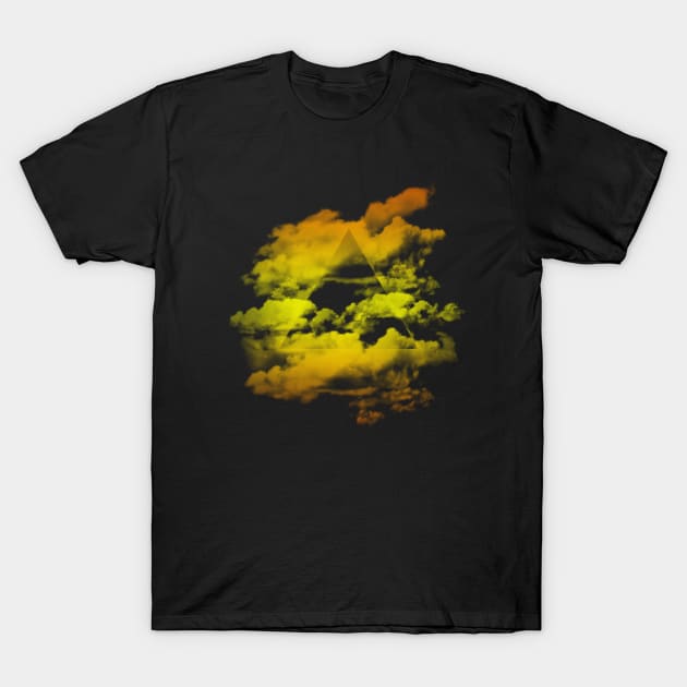 triangle fire clouds T-Shirt by bobyberto